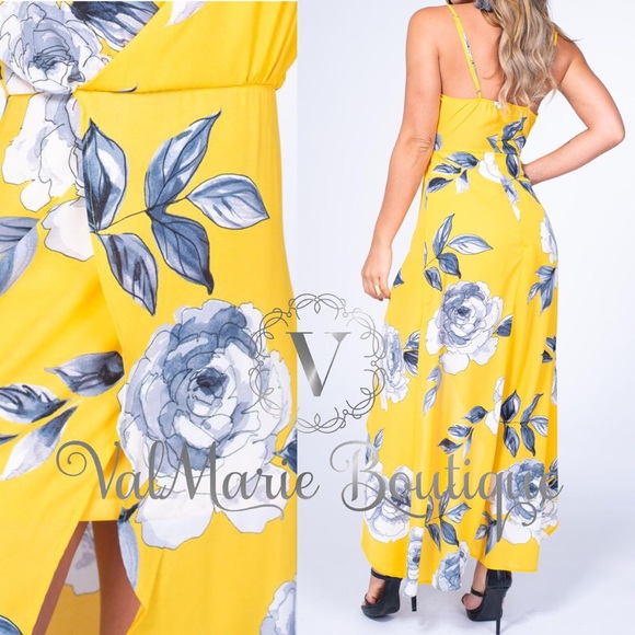 LAST 1! sunny floral maxi dress - Picture 3 of 3